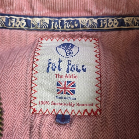 Fat Face The Airlie Denim Quarter Zip Pullover Blue Men's S Preppy Warm - Picture 4 of 8